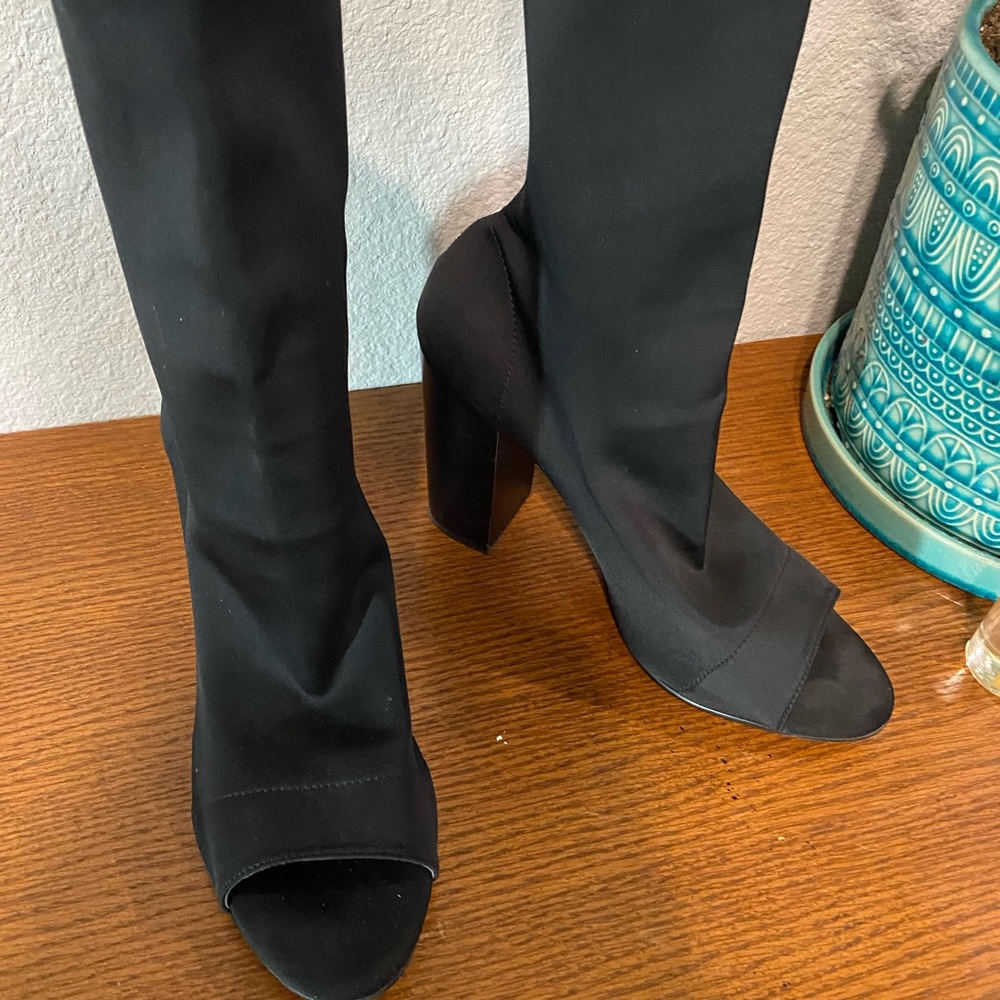 Tony Bianco Sock Heel Boot Open Toe - image 4